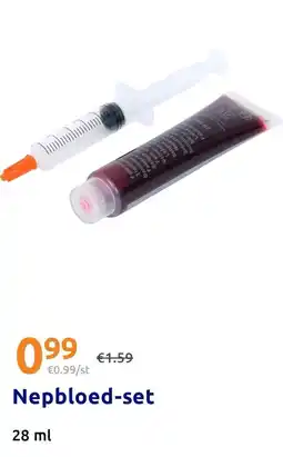 Action Nepbloed-set aanbieding