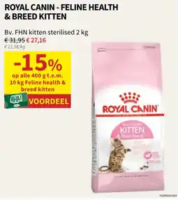 Horta feline health & breed kitten aanbieding