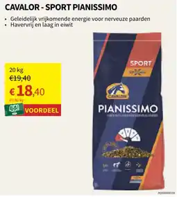 Horta Cavalor sport pianissimo aanbieding