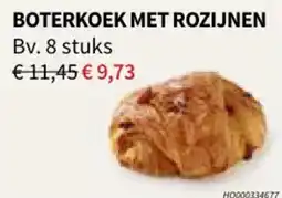 Horta Boterkoek met rozijnen aanbieding