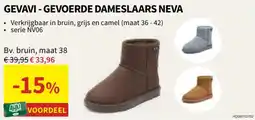 Horta Gevavi - gevoerde dameslaars neva aanbieding