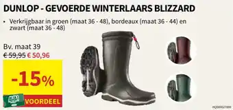 Gevoerde winterlaars blizzard