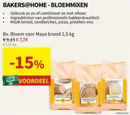 Horta Bloem voor Maya brood aanbieding