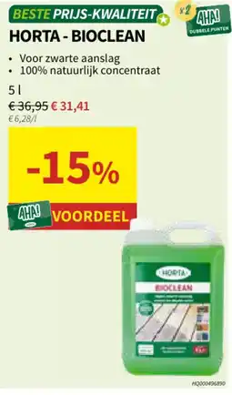 Horta horta - bioclean aanbieding