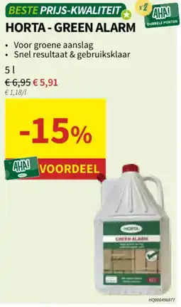 Horta horta - green alarm aanbieding
