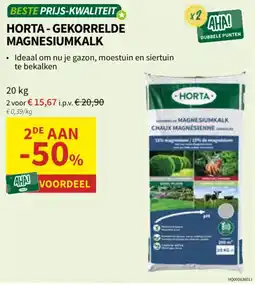 Horta horta - gekorrelde magnesiumkalk aanbieding