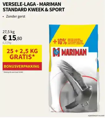 Versele-laga - mariman standard kweek & sport
