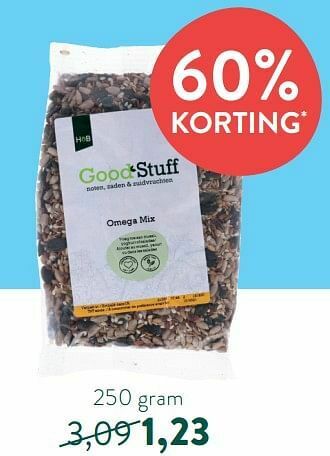 Holland & Barrett Good stuff omega mix aanbieding