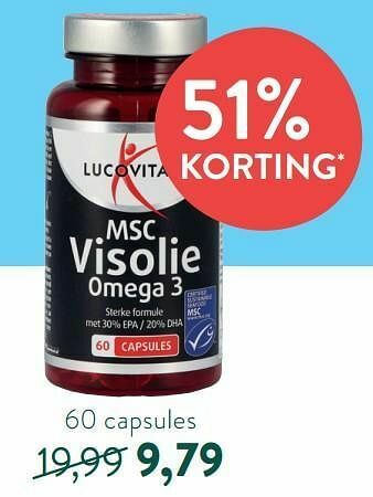 Holland & Barrett Msc visolie omega 3 aanbieding