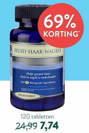 Holland & Barrett Huid haar nagels aanbieding