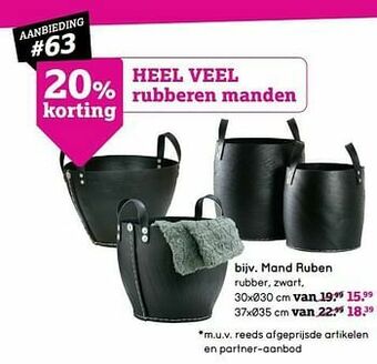 Leen Bakker Mand ruben aanbieding