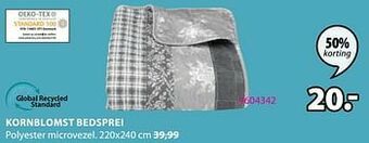Jysk Kornblomst bedsprei aanbieding