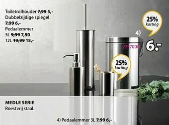 Jysk Medle pedaalemmer aanbieding