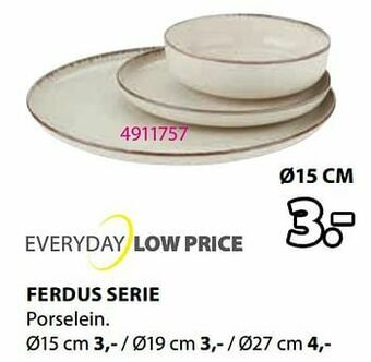 Jysk Ferdus serie aanbieding