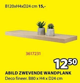 Abild zwevende wandplank