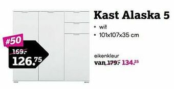 Leen Bakker Kast alaska 5 aanbieding