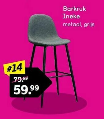 Leen Bakker Barkruk ineke aanbieding