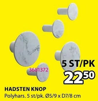 Jysk Gamby kapstok aanbieding