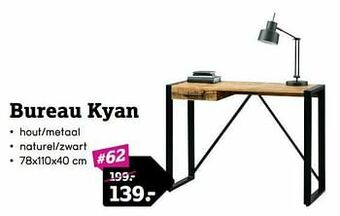 Leen Bakker Bureau kyan aanbieding