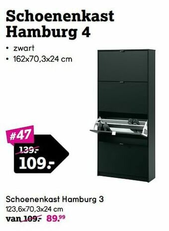 Leen Bakker Schoenenkast hamburg 4 aanbieding