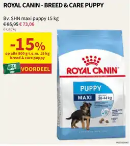 Horta royal canin breed & care puppy aanbieding