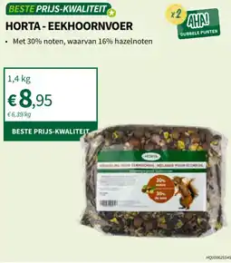 Horta horta - eekhoornvoer aanbieding