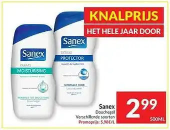 Intermarché Sanex douchegel aanbieding