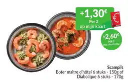 Intermarché Scampi's Boter maître d'hôtel 6 stuks aanbieding