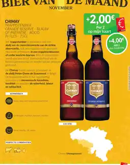 Intermarché Chimay trappistenbier aanbieding