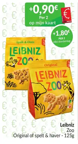 Intermarché Leibniz Zoo Original of spelt & haver aanbieding