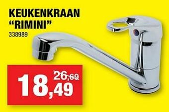 Hubo Keukenkraan rimini aanbieding