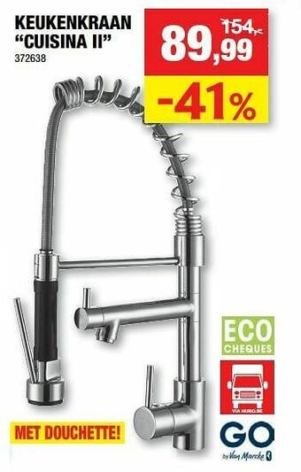 Hubo Keukenkraan cuisina ii aanbieding