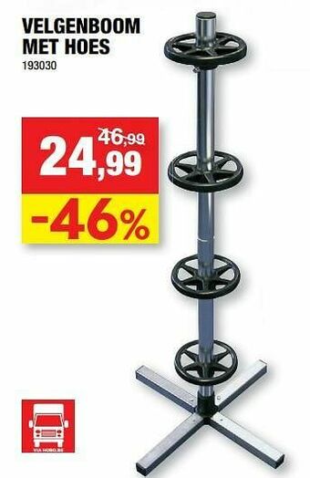 Hubo Velgenboom met hoes aanbieding