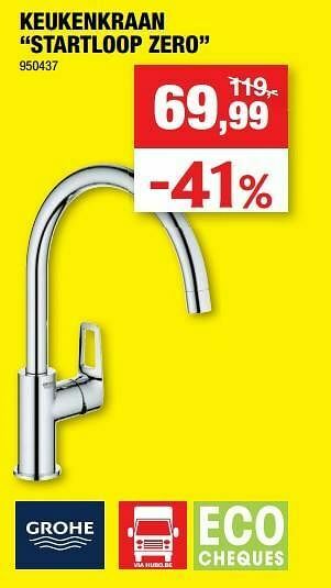 Hubo Keukenkraan startloop zero aanbieding