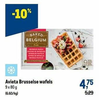 Avieta brusselse wafels