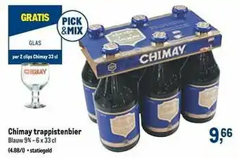 Makro Chimay trappistenbier aanbieding