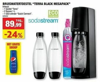 Hubo Bruiswatertoestel terra black megapack aanbieding
