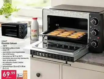 Ambiano klassieke bakoven