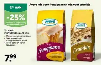 AVEVE Aveve mix voor frangipane aanbieding