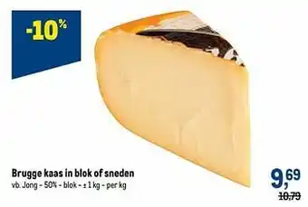 Brugge kaas in blok of sneden jong