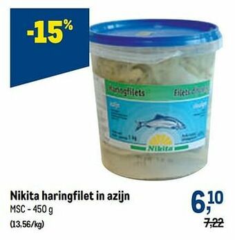 Makro Nikita haringfilet in azijn aanbieding