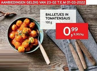 Alvo Balletjes in tomatensaus aanbieding