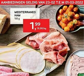 Alvo Mediterraneo ham aanbieding