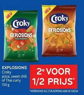 Alvo Explosions croky 2e voor 1-2 prijs aanbieding