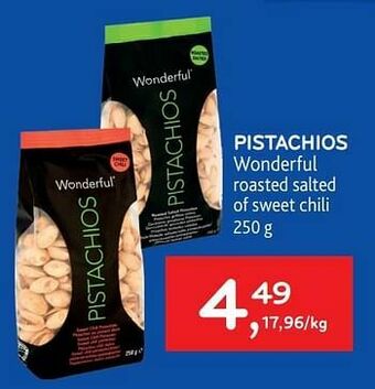 Pistachios wonderful