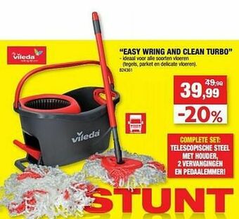 Hubo Easy wring and clean turbo aanbieding