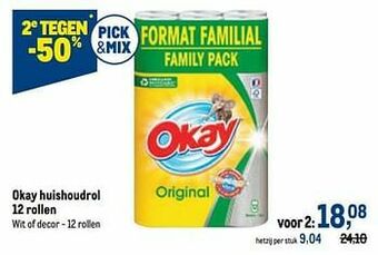 Makro Okay huishoudrol aanbieding