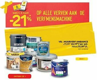 Brico Muurverf ambiance aanbieding