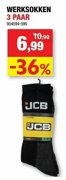 Hubo Werksokken aanbieding