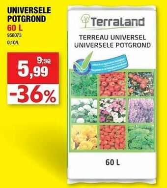 Hubo Universele potgrond aanbieding